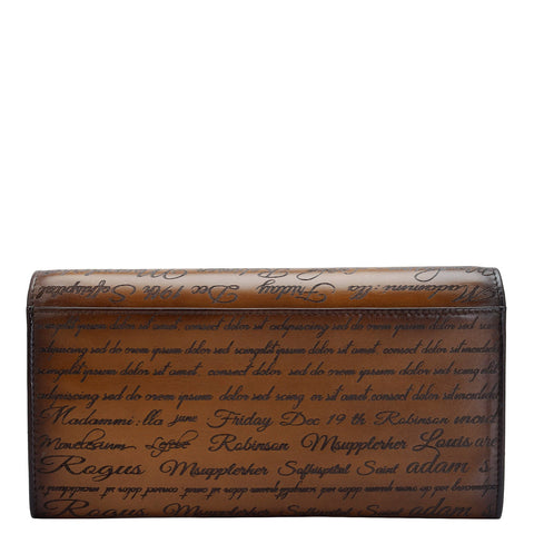 Signato Leather Ladies Wallet - Cognac