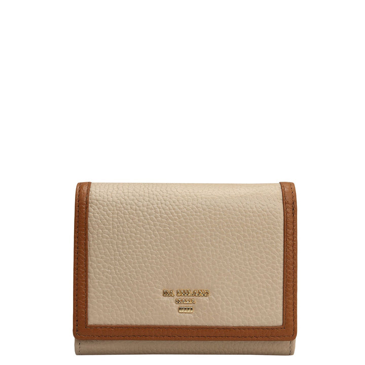 Wax Leather Ladies Wallet - Dove