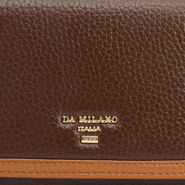 Wax Leather Ladies Wallet - Mocha