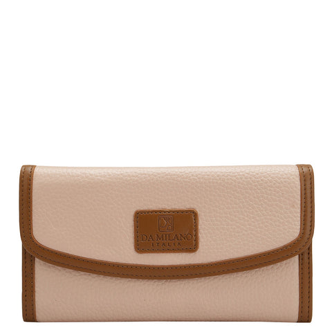 Wax Leather Ladies Wallet - Feather