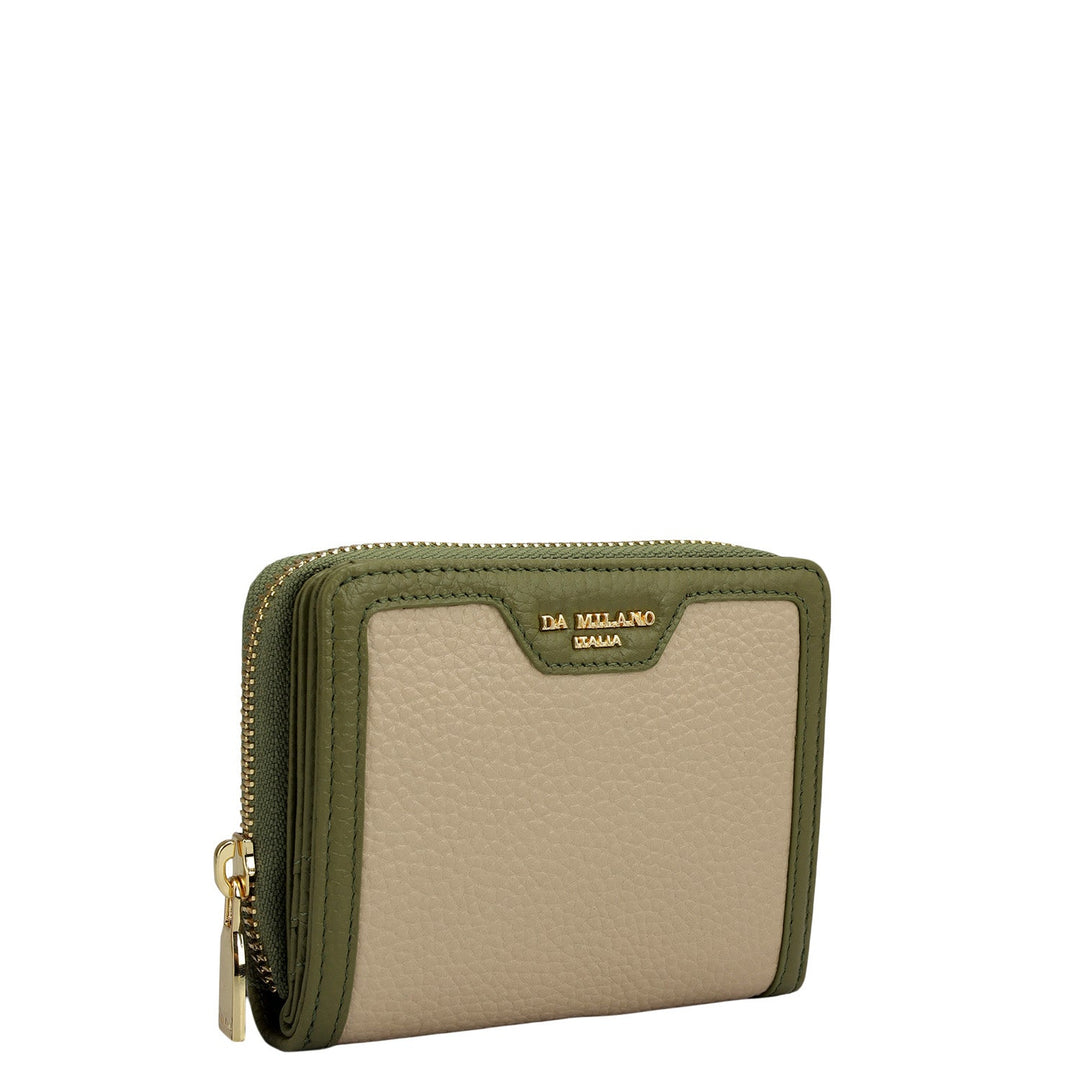 Wax Leather Ladies Wallet - Dove