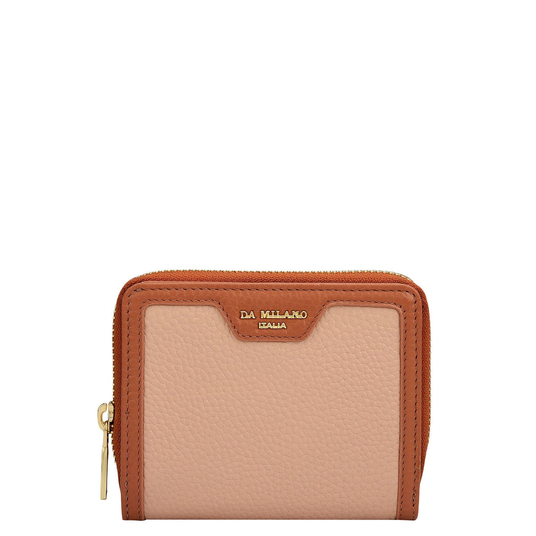 Wax Leather Ladies Wallet - Feather