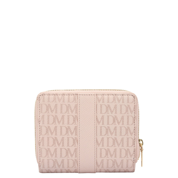 Monogram Franzy Leather Ladies Wallet - Blush