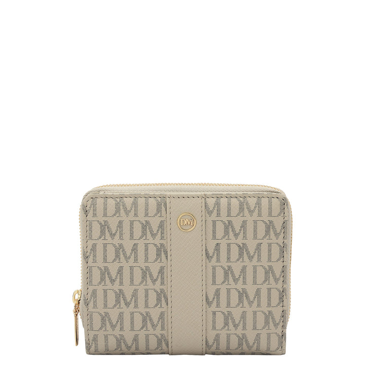 Monogram Franzy Leather Ladies Wallet - Lamb