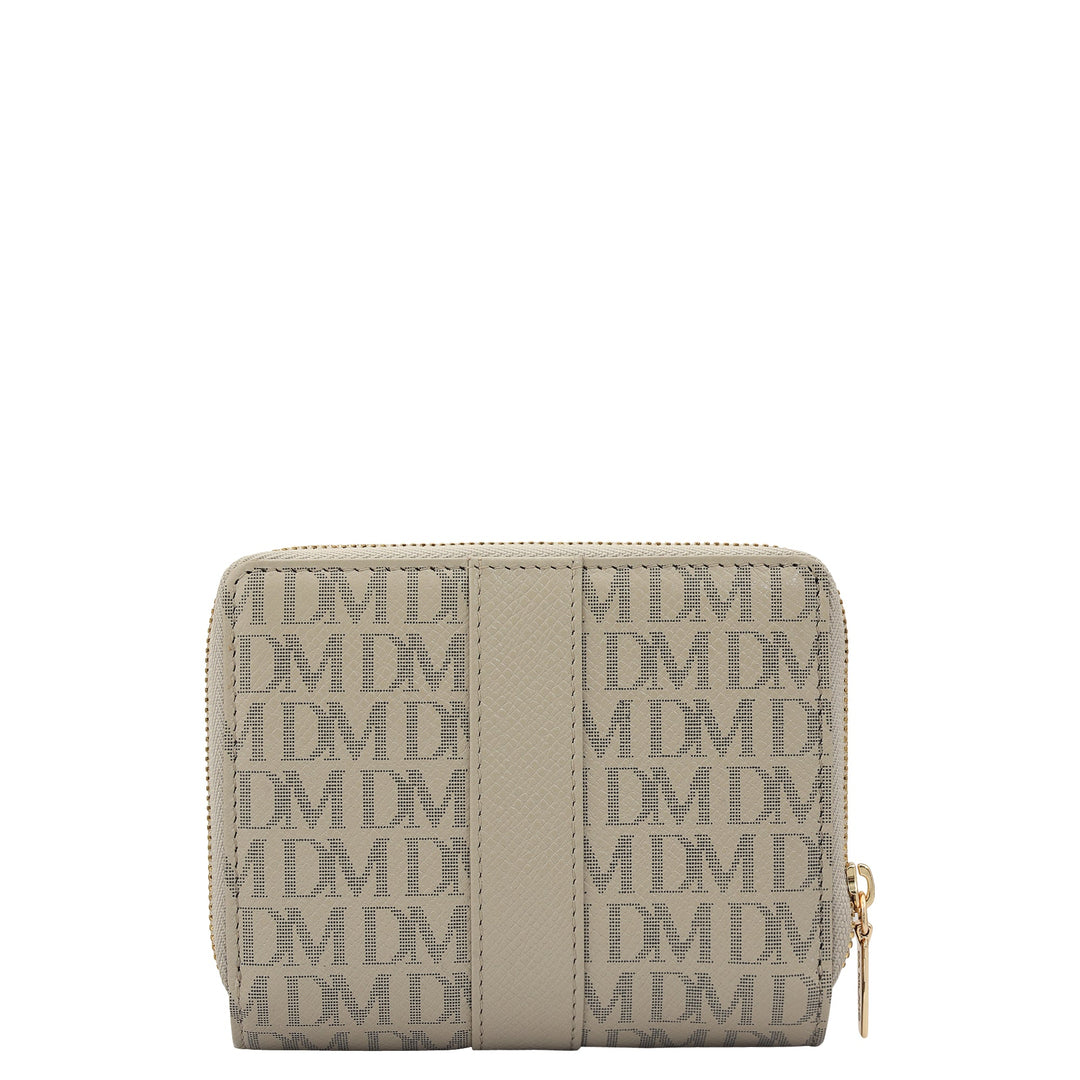 Monogram Franzy Leather Ladies Wallet - Lamb