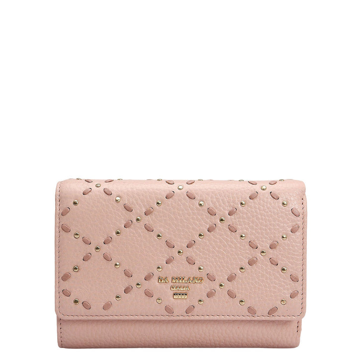 Wax Leather Ladies Wallet - Feather