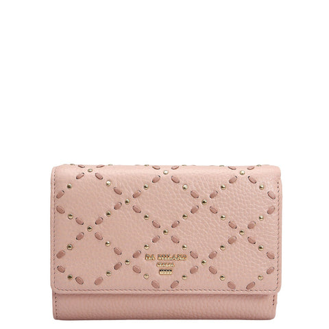 Wax Leather Ladies Wallet - Feather