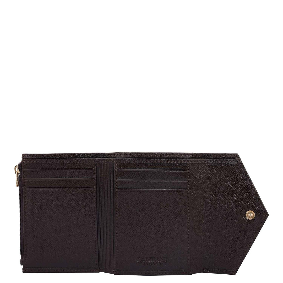 Croco Leather Ladies Wallet - Date