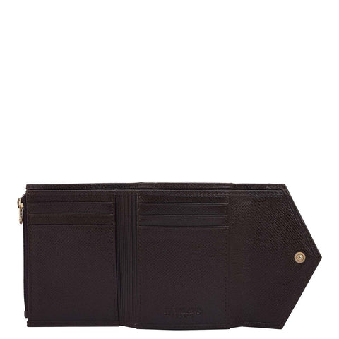 Croco Leather Ladies Wallet - Date