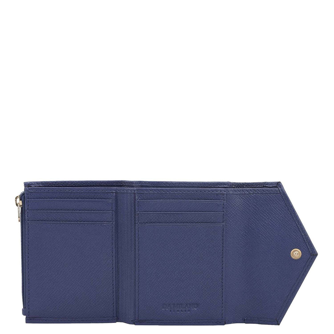 Croco Leather Ladies Wallet - Stardust