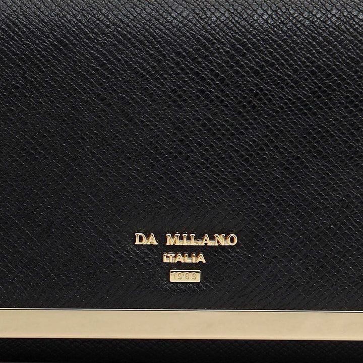 Franzy Leather Ladies Wallet - Black