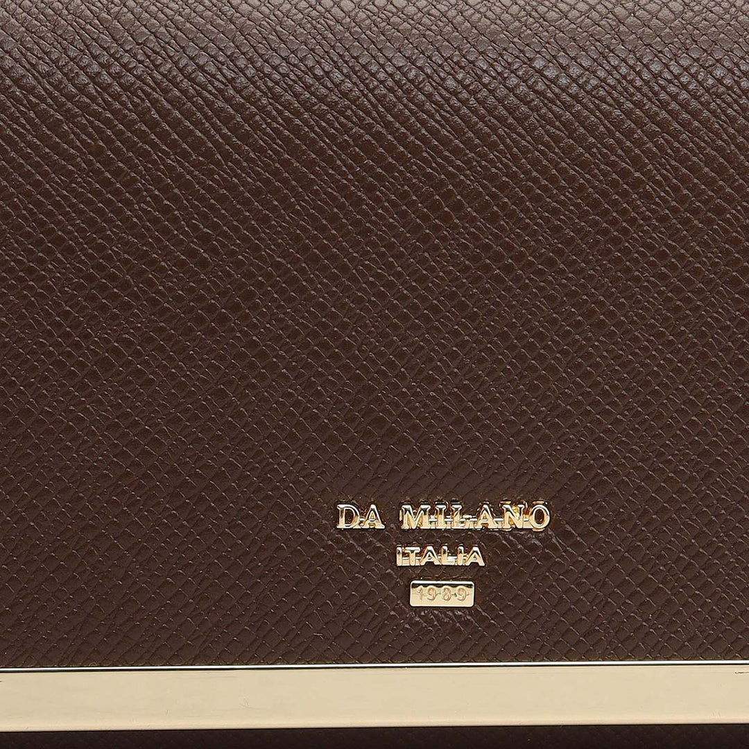 Franzy Leather Ladies Wallet - Walnut