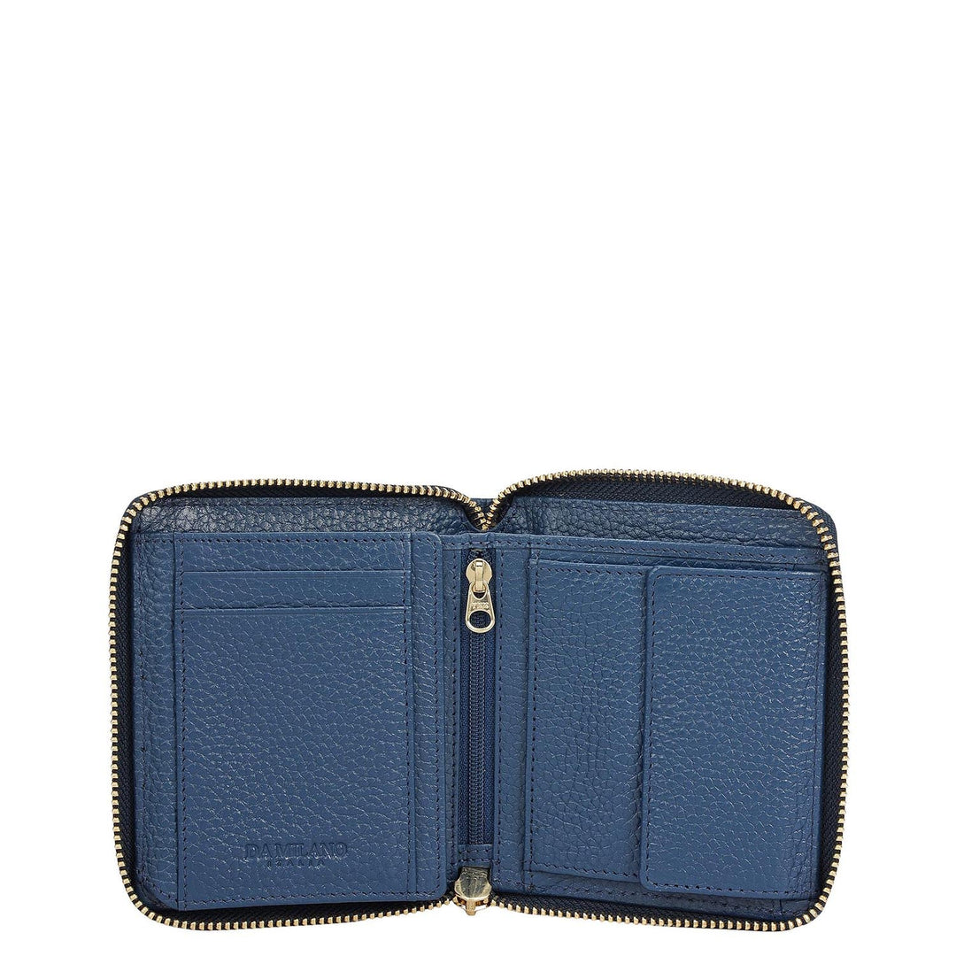 Wax Leather Ladies Wallet - Twilight