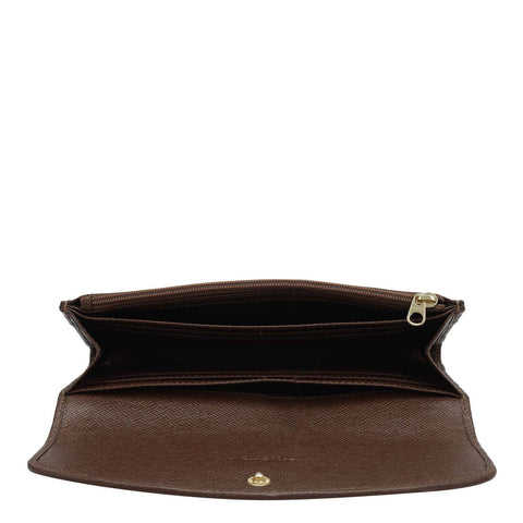 Croco Leather Ladies Wallet - Date