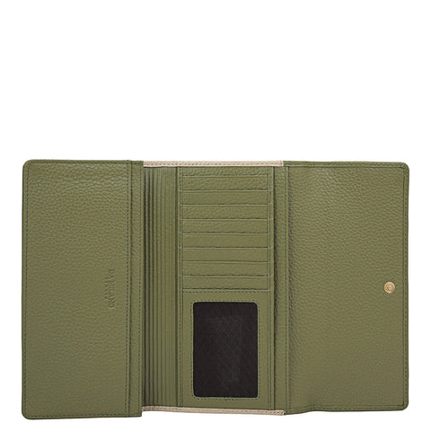 Wax Leather Ladies Wallet - Fern & Dove