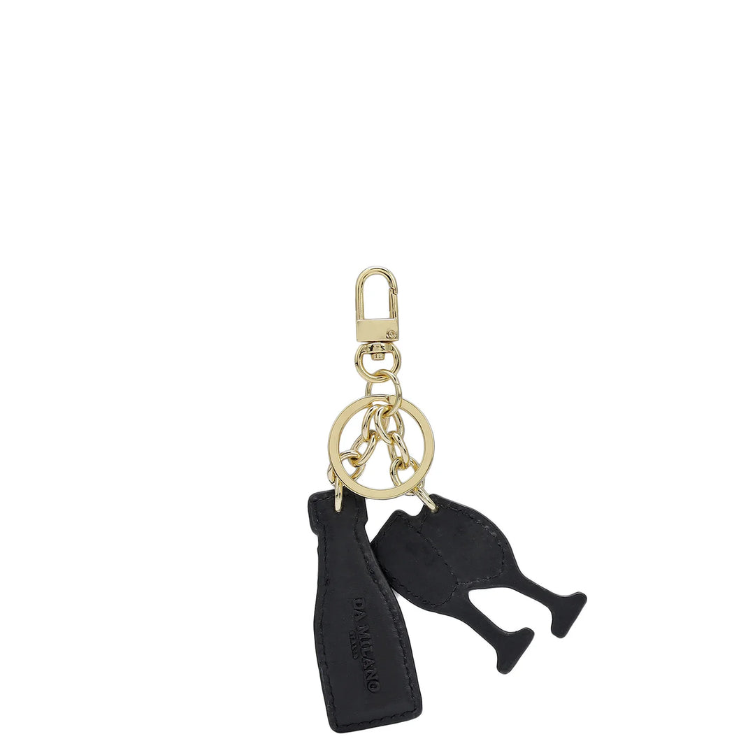 Franzy Leather Key Chain - Mango