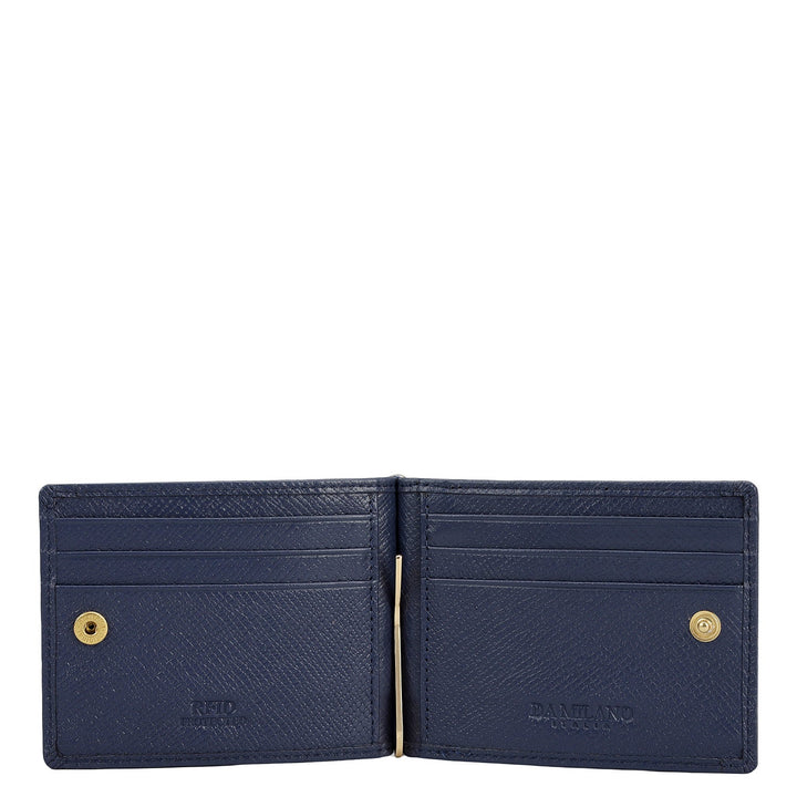 Croco Leather Money Clip - Stardust