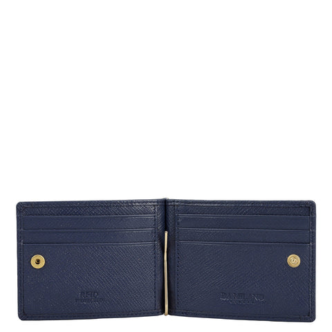 Croco Leather Money Clip - Stardust