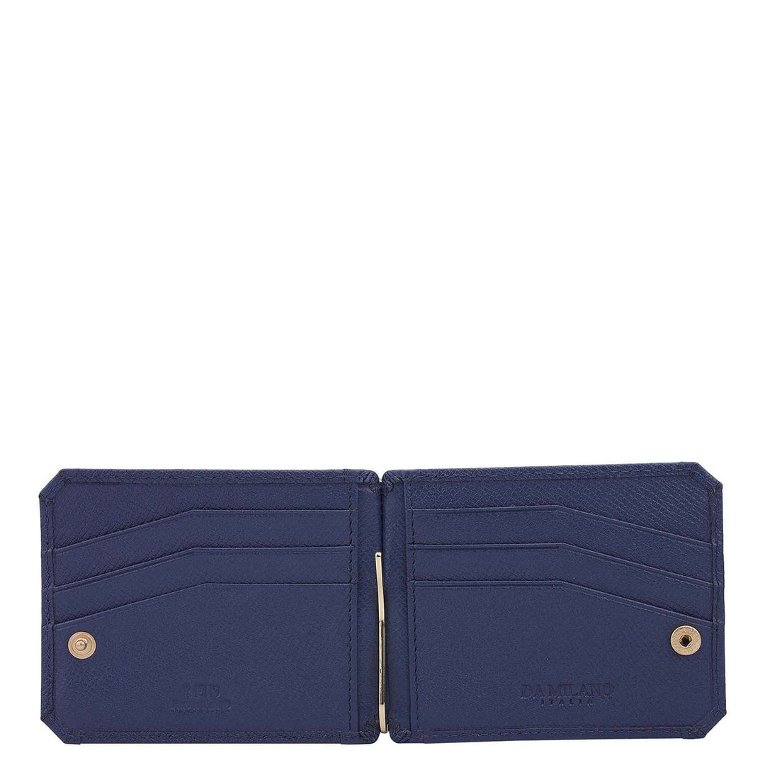 Croco Franzy Leather Money Clip - Stardust