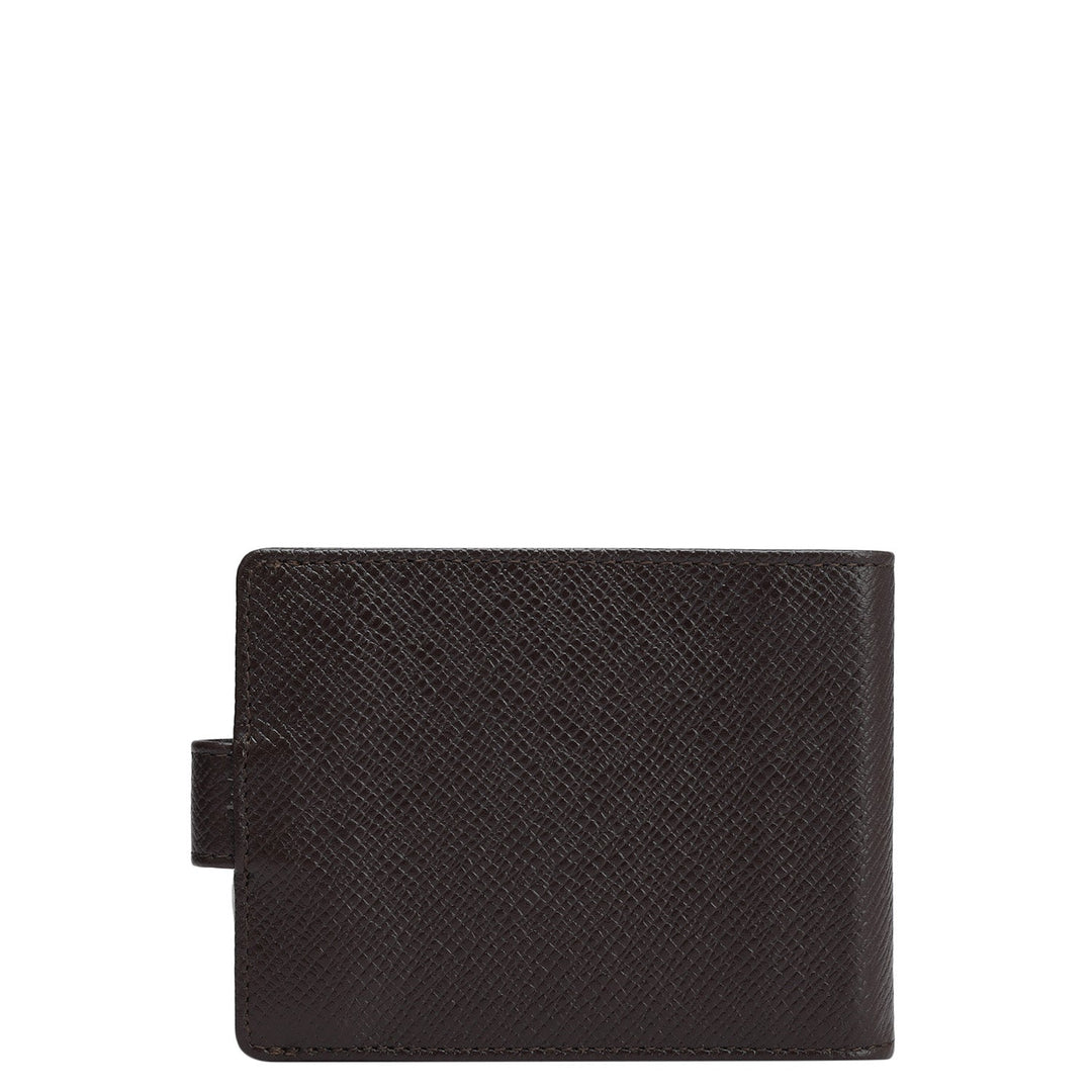Franzy Leather Money Clip - Chocolate