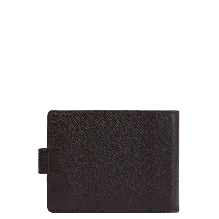 Franzy Leather Money Clip - Chocolate