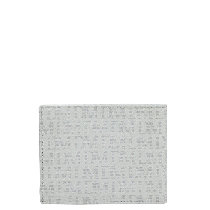 Monogram Leather Money Clip - White