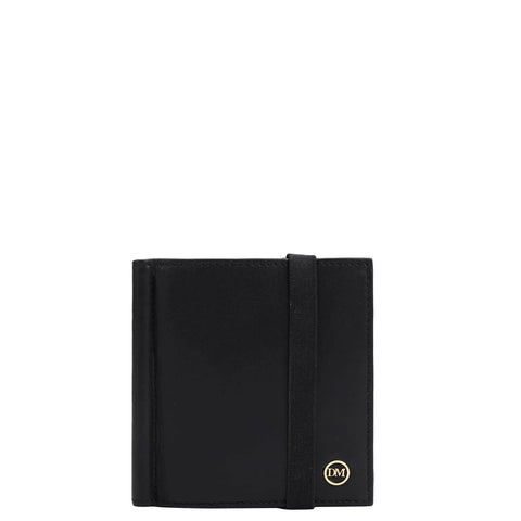 Calf Leather Money Clip - Black