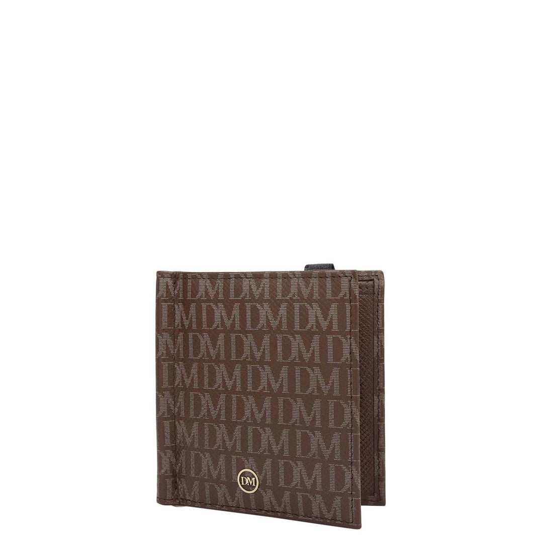 Monogram Leather Money Clip - Date
