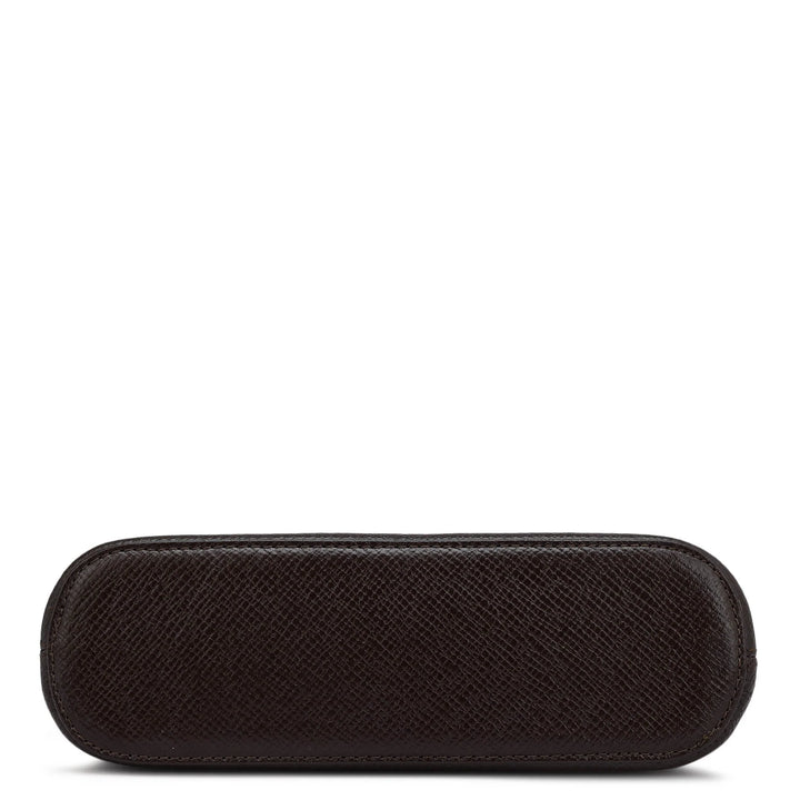 Franzy Leather Multi Pouch - Chocolate