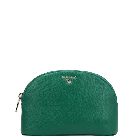 Franzy Leather Multi Pouch - Emerald Green