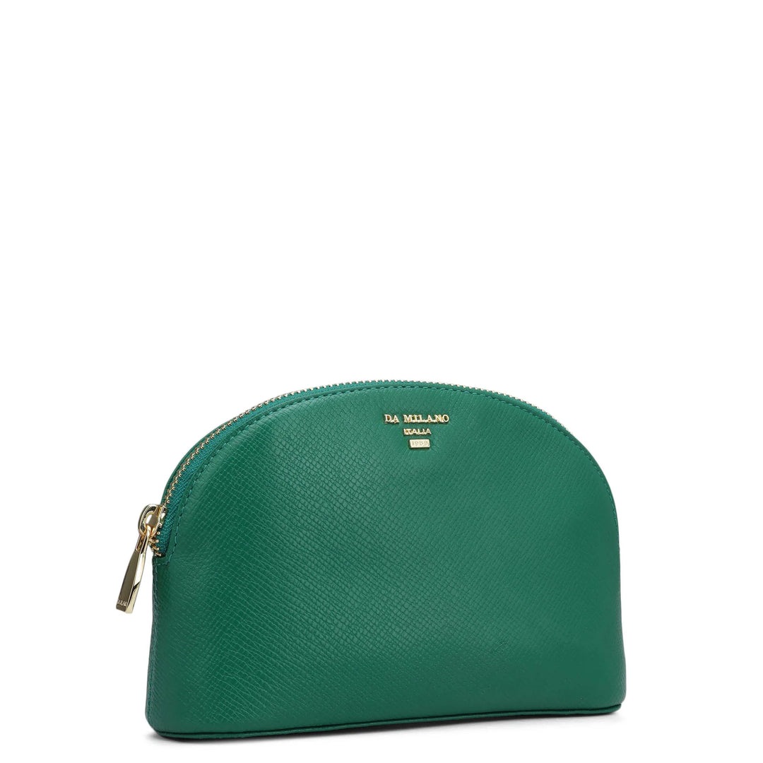 Franzy Leather Multi Pouch - Emerald Green