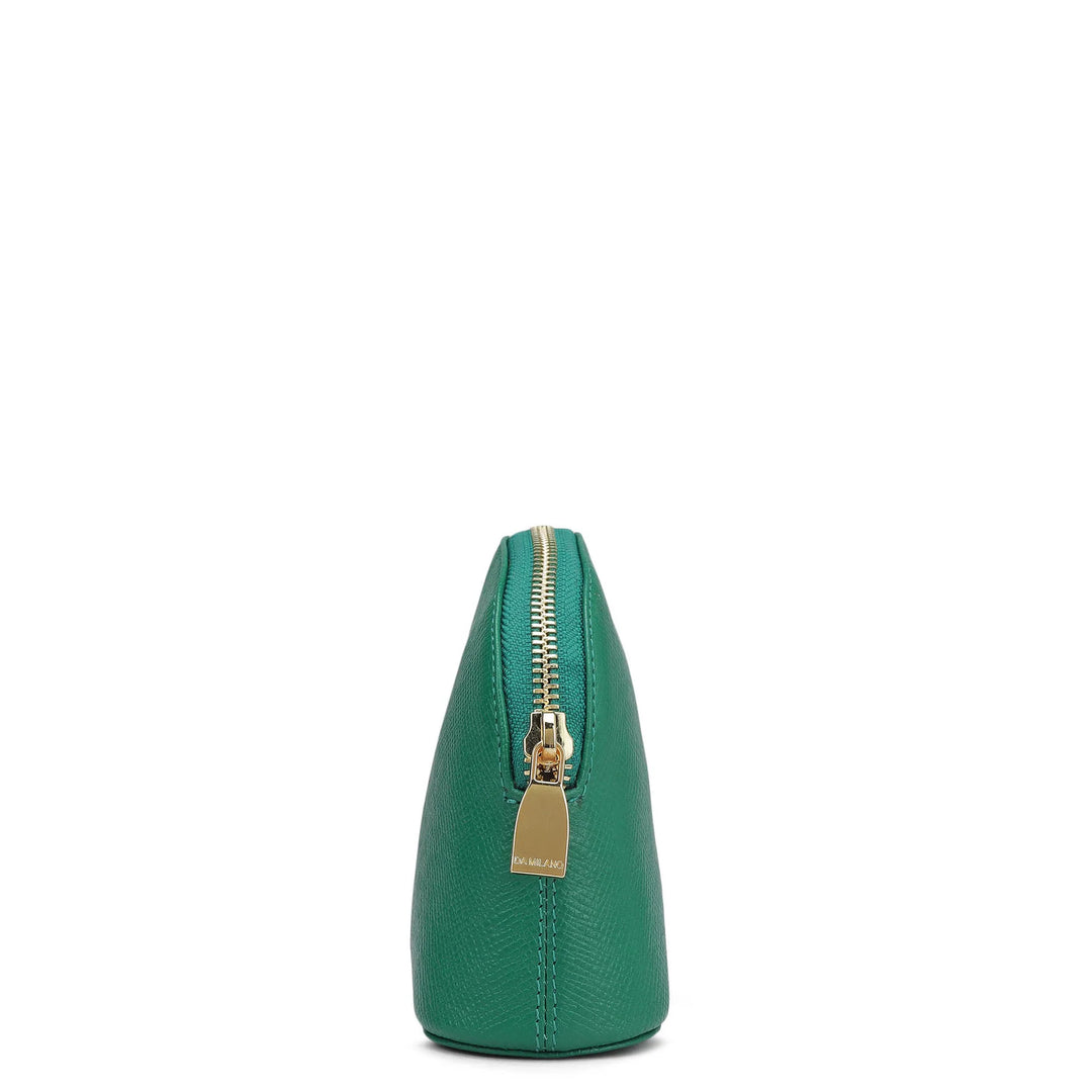 Franzy Leather Multi Pouch - Emerald Green