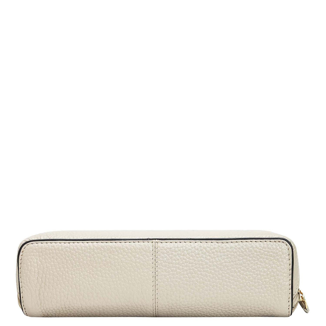 Wax Leather Multi Pouch - Khaki
