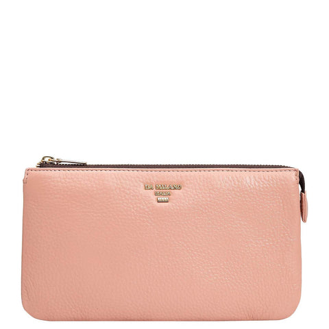 Wax Leather Multi Pouch - Feather