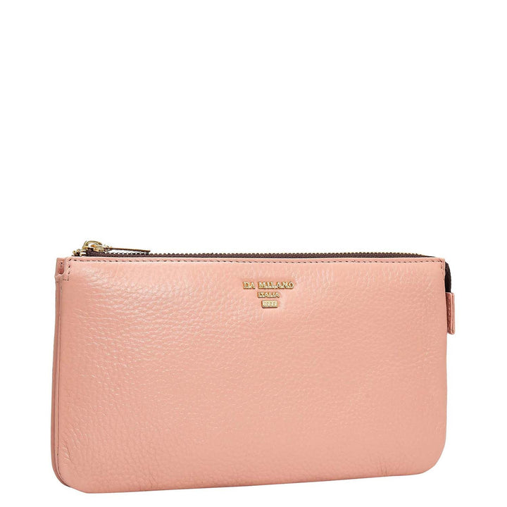 Wax Leather Multi Pouch - Feather