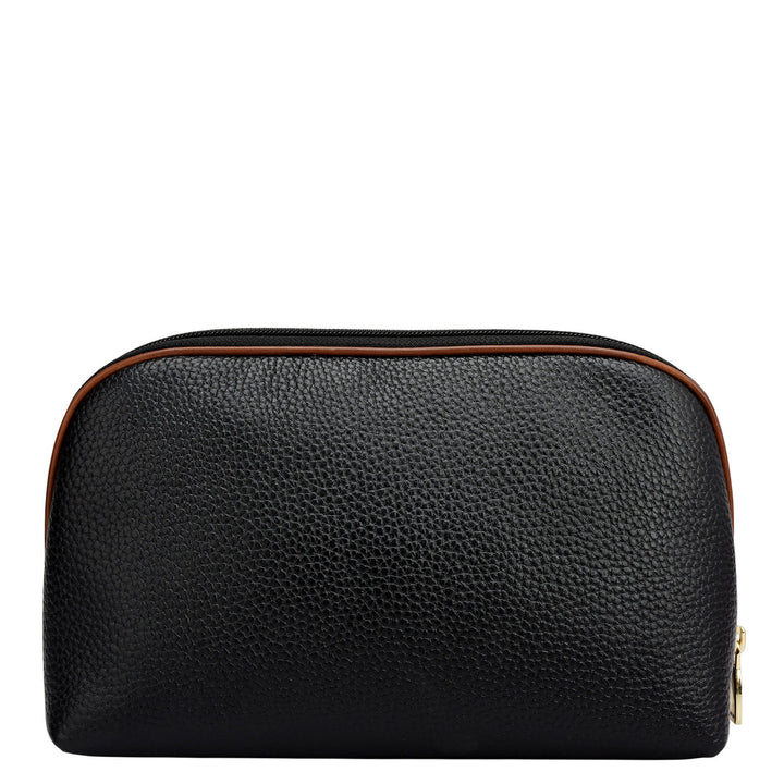 Wax Leather Multi Pouch - Black