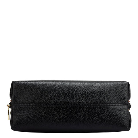 Wax Leather Multi Pouch - Black