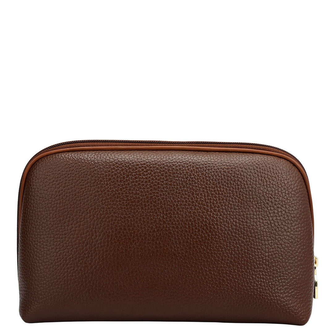 Wax Leather Multi Pouch - Espresso