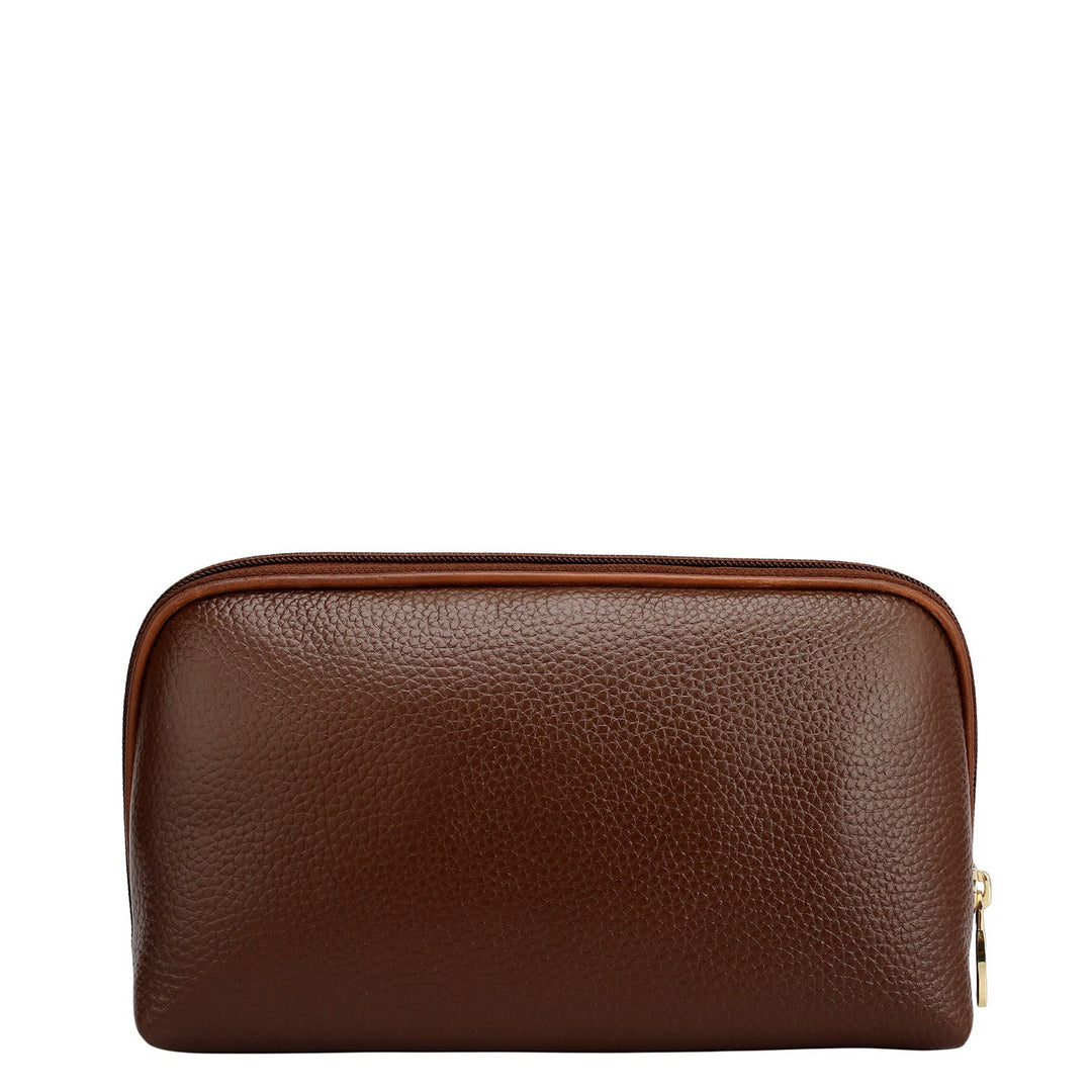 Wax Leather Multi Pouch - Espresso