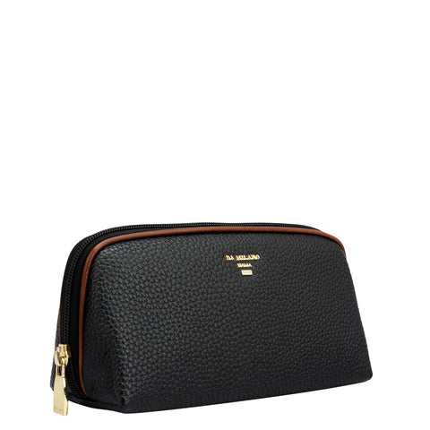 Wax Leather Multi Pouch - Black