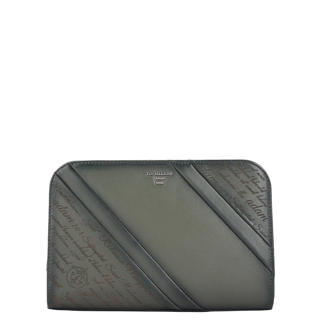 Signato Leather Multi Pouch - Grey