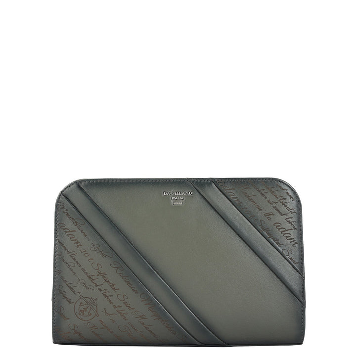 Signato Leather Multi Pouch - Grey