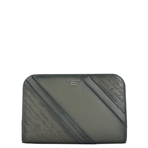 Signato Leather Multi Pouch - Grey