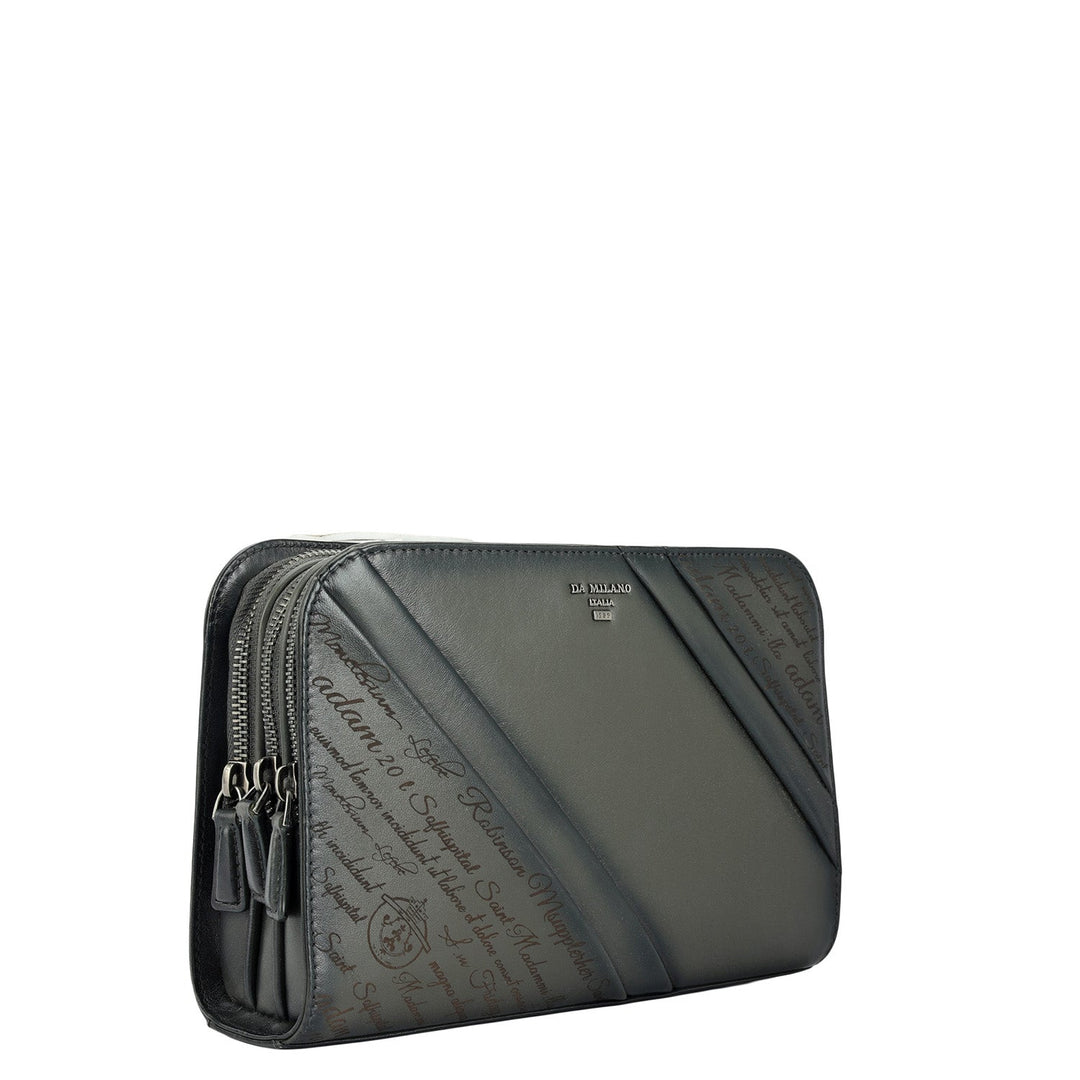 Signato Leather Multi Pouch - Grey