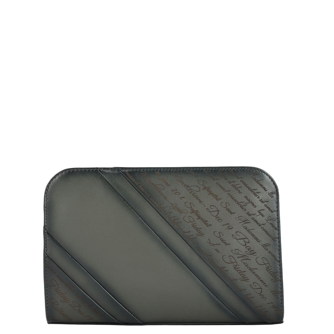 Signato Leather Multi Pouch - Grey
