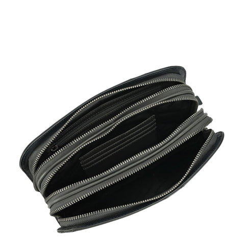 Signato Leather Multi Pouch - Grey