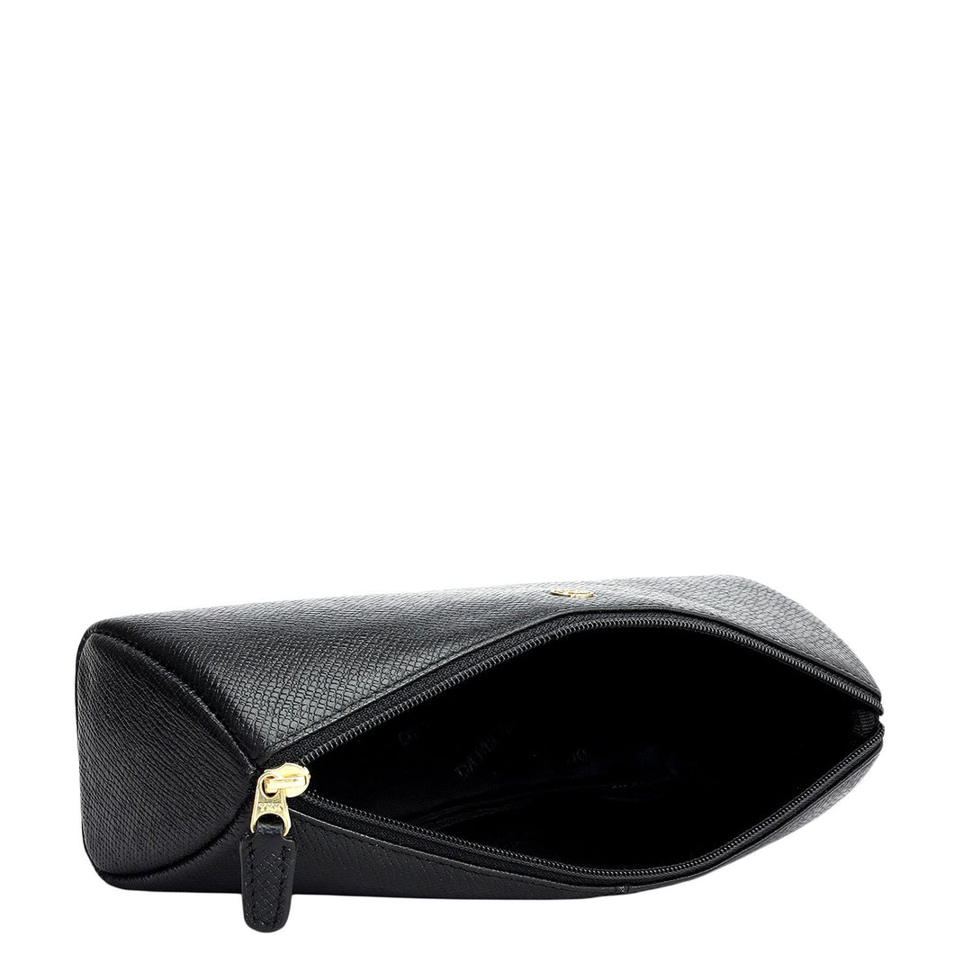 Franzy Leather Multi Pouch - Black