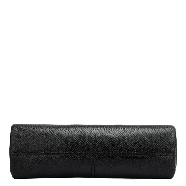 Franzy Leather Multi Pouch - Black
