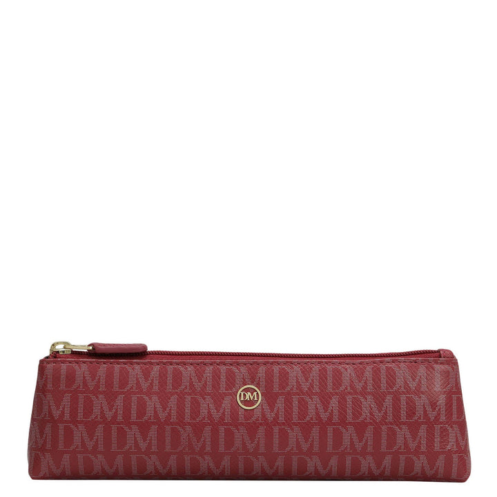 Monogram Leather Multi Pouch - Plumberry