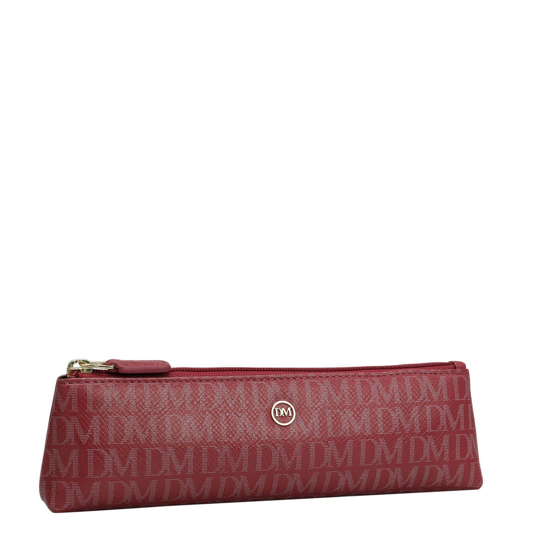 Monogram Leather Multi Pouch - Plumberry